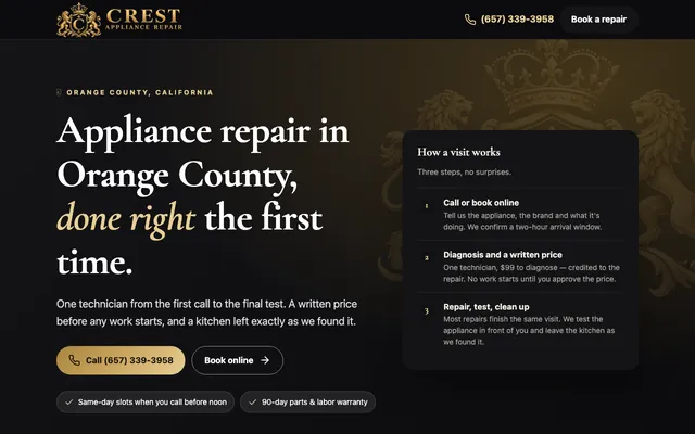 Crest Appliance Repair
